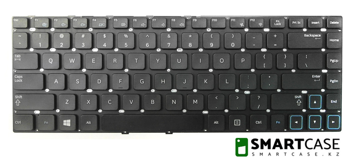 Клавиатура для ноутбука Samsung 300U4C (черная, ENG) - фото 2 - id-p49087961