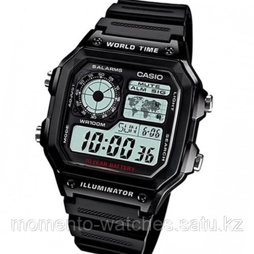 Мужские часы Casio AE-1200WH-1AVDF