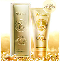 Пенка для умывания с муцином улитки и золотом Elizavecca 24k Gold Snail Cleansing Foam,180мл