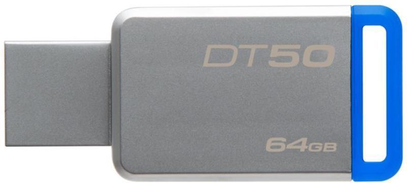 USB Флеш 64GB 3.0 Kingston DT50/64GB металл