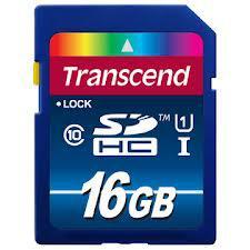 Карта памяти SD 16GB Class 10 U1 Transcend TS16GSDU1