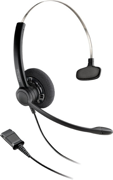 Гарнитура проводная Plantronics SP11-QD черный