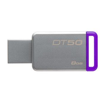 USB Флеш 8GB 3.0 Kingston DT50/8GB металл