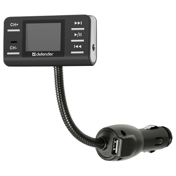 Модулятор FM Defender RT-Pro Пульт ДУ, USB для зарядки