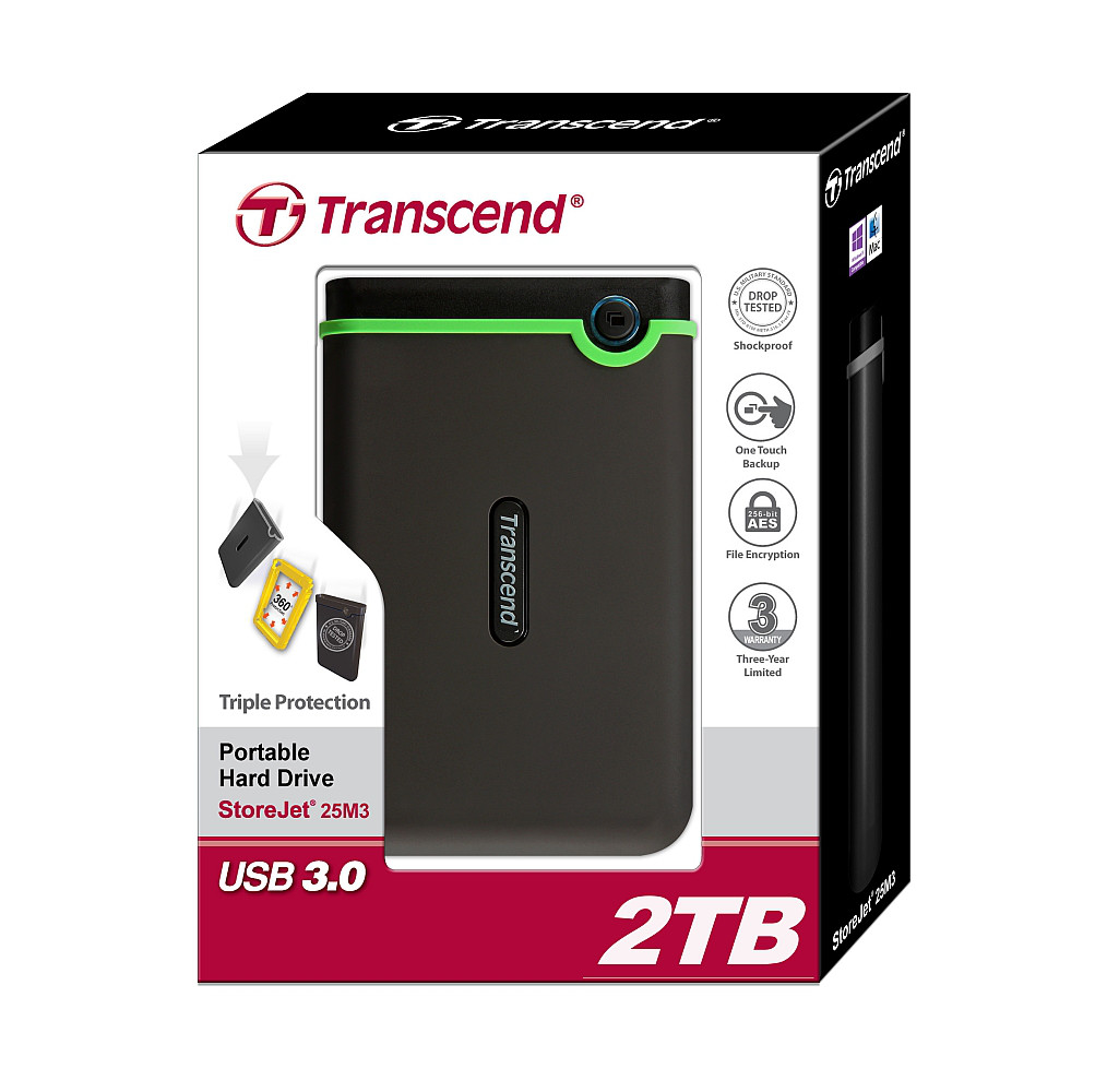 Внешний жесткий диск 2,5 2TB Transcend TS2TSJ25M3