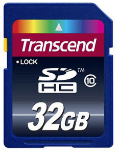 Карта памяти SD 32GB Class 10 Transcend TS32GSDHC10