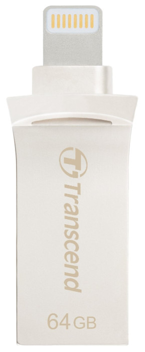 USB Флеш для Apple Transcend JetDrive Go 500 TS64GJDG500S 64GB серебро-платина