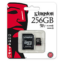 Карта памяти MicroSD 256GB Class 10 U1 Kingston SDC10G2/256GB