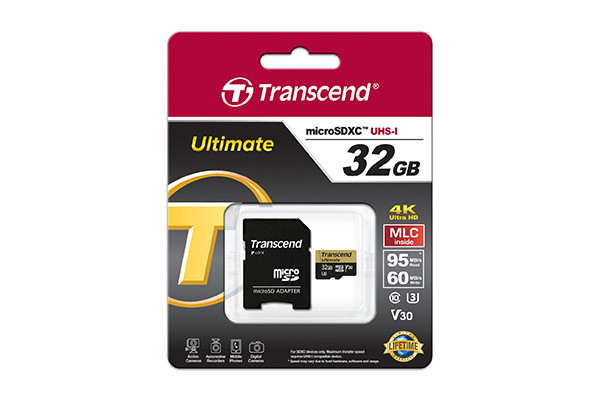 Карта памяти MicroSD 64GB Class 10 U3 Transcend TS64GUSDU3M