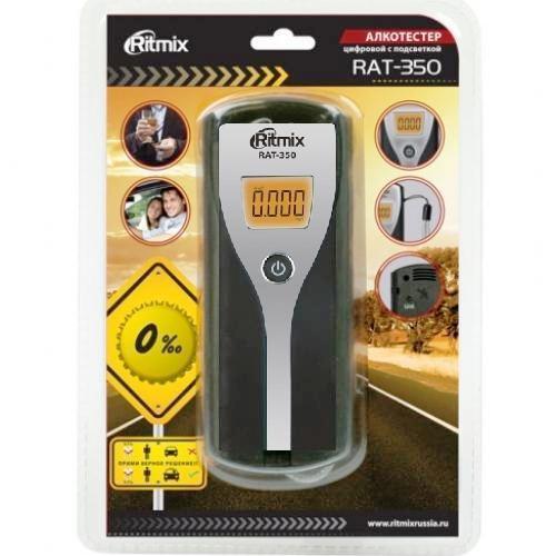 Алкотестер RITMIX RAT-350 Silver/Black