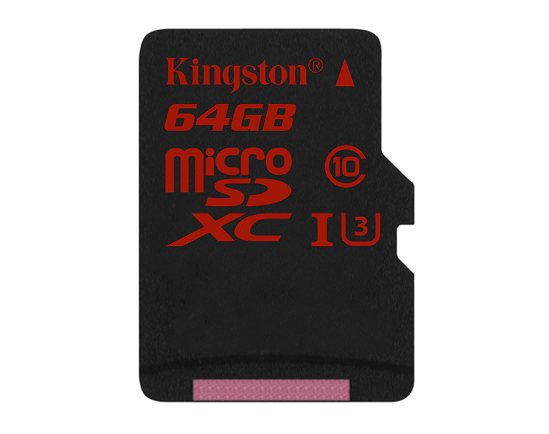 Карта памяти MicroSD 64GB Class 10 U3 Kingston SDCA3/64GBSP