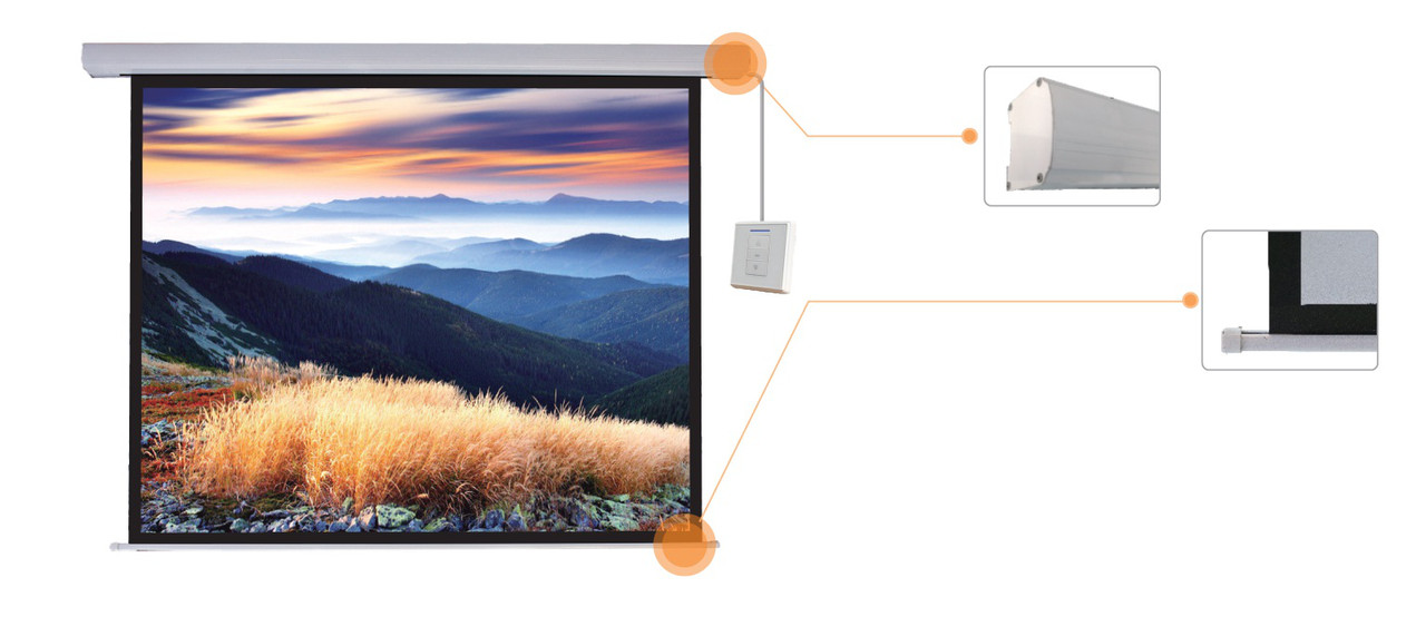 Экран настенный Mr.Pixel 90" X 120" (2,29 X 3,05), фото 1