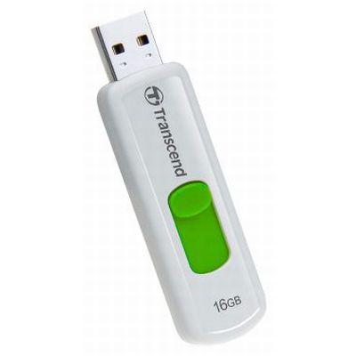 USB Флеш 16GB 2.0 Transcend TS16GJF530 белый-зеленый