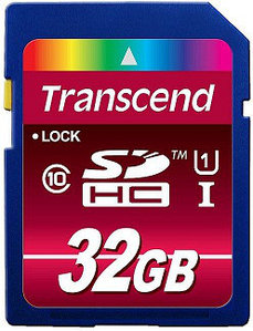 Карта памяти Transcend TS32GSDHC10U1 Secure Digital 32GB class10 UHS-I (Ultimate)