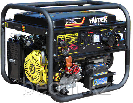 Бензиновый генератор с АВР HUTER DY8000LXA (6500 Вт | 220 В) с автоматическим запуском - фото 2 - id-p3244118