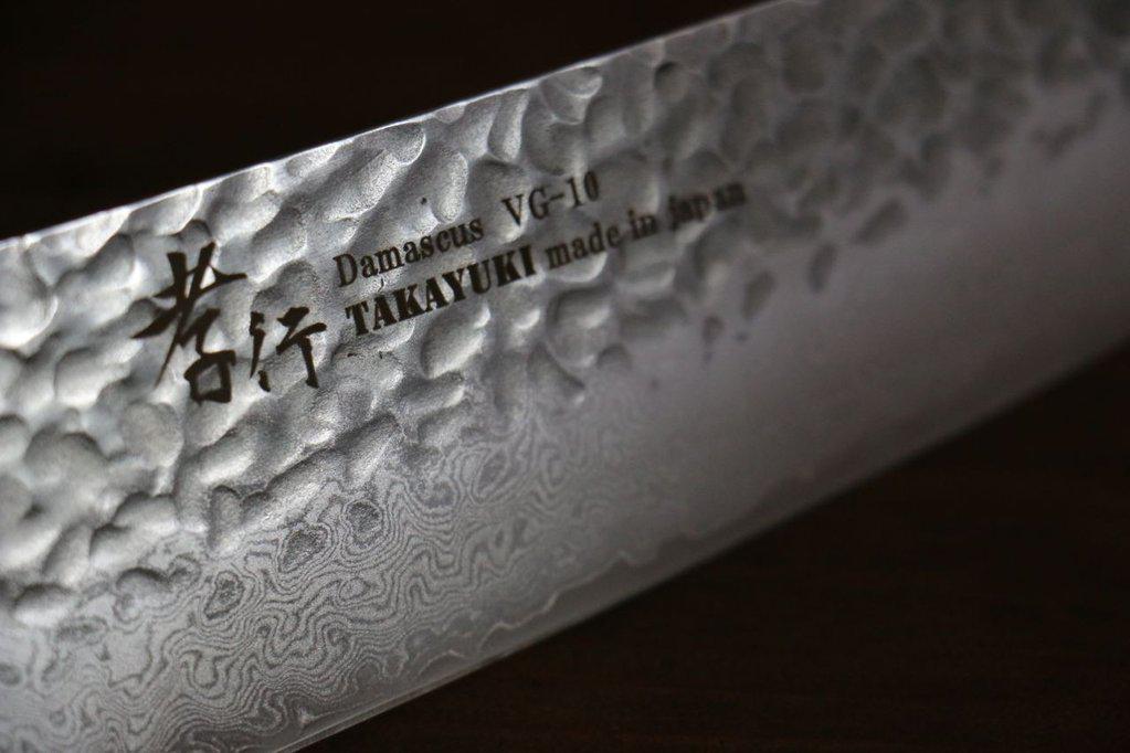 Sakai Takayuki 33 слоя VG10 набор кухонных ножей (шеф, сантоку, универсальный) - фото 4 - id-p49113609
