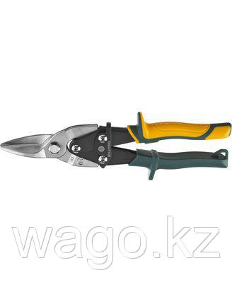 НОЖНИЦЫ ПО МЕТАЛЛУ РУЧНЫЕ KRAFTOOL 2328-S, ALLIGATOR 260ММ, ПРЯМЫЕ, КОВАНАЯ CR-MO СТАЛЬ, ХОЛОДНОКАТАННАЯ СТАЛЬ, фото 2