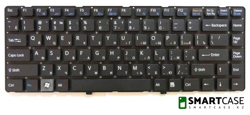 Клавиатура для ноутбука Sony VPC-EA (черная, RU) - фото 2 - id-p49119215