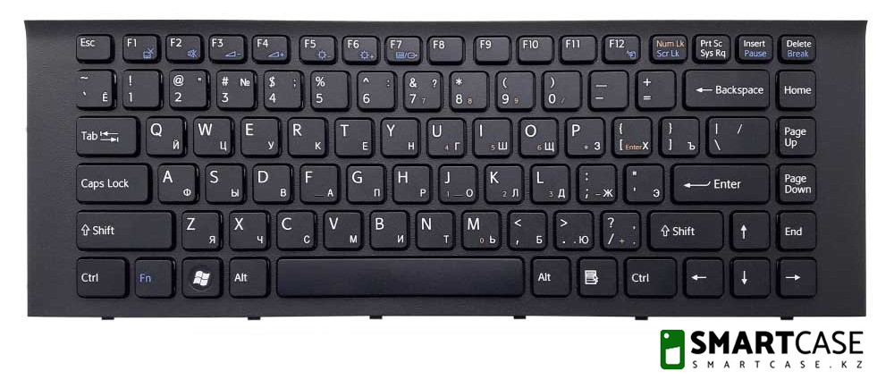 Клавиатура для ноутбука Sony VPC-EG (черная, RU) - фото 2 - id-p49119518