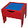 Lego-стол Красный + Лего полотно 40*40 (3 цвета на выбор), фото 4