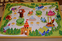 Игровое поле- крышка для планшета (5 видов) детская площадка