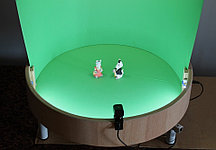 Мультстанок для кукольной анимации "Круглый манеж" (с камерой и ПО) без фона