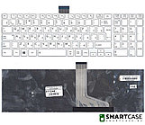 Клавиатура для ноутбука Toshiba Satellite C55-A (белая, RU)