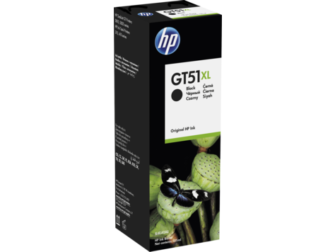 HP X4E40AE Оригинальные чернила для принтера DeskJet GT 5810/5820, черные, 135 мл, HP GT52