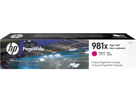 HP L0R10A, Оригинальный картридж PageWide увеличенной емкости, пурпурный, HP 981X.