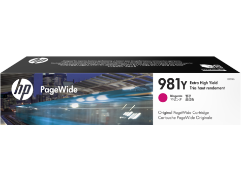 HP L0R14A Оригинальный картридж PageWide увеличенной емкости, пурпурный, HP 981Y