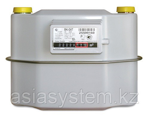 Счетчик газа коммунально-бытовой ELSTER BK G6T V2TC A=250 DN25 (в комплекте)