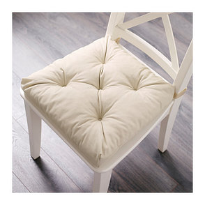 Подушка на стул МАЛИНДА светло-бежевый ИКЕА, IKEA, фото 2