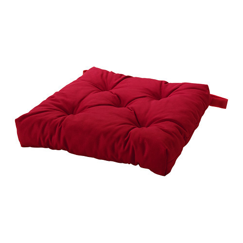 Подушка на стул МАЛИНДА красный ИКЕА, IKEA
