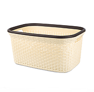 Корзина для белья Rattan пластик 36л, Tuffex TP7001