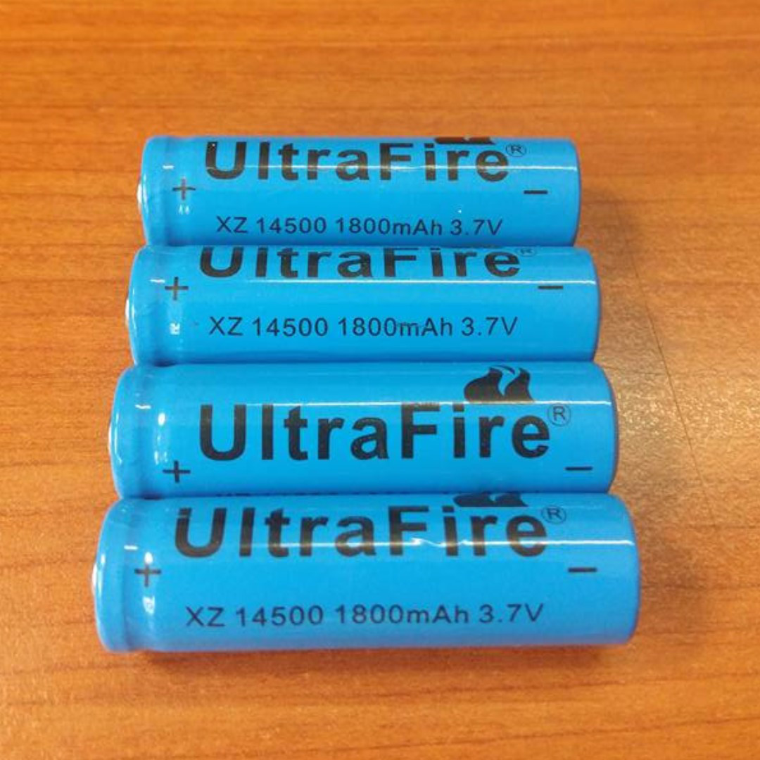 Аккумулятop 3,7v 1800mAh 14500 UltraFire
