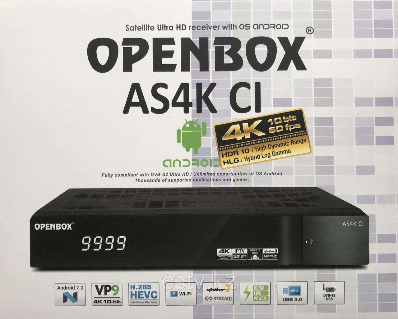 Спутниковый ресивер Openbox AS4K CI (UHD)