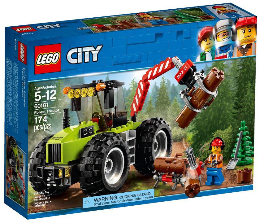 60181 Lego City Лесной трактор, Лего Город Сити