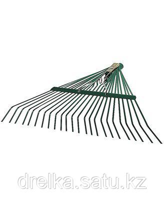 Грабли веерные RACO 4231-53/741, усиленные, 24 плоских зубца, эпоксидное покрытие, 600 мм, фото 2