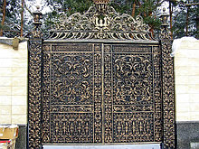Иранская ковка ворота