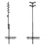 Деревянные опоры ЛЭП, деревянные столбы для линий электропередач (ЛЭП) и связи, фото 4