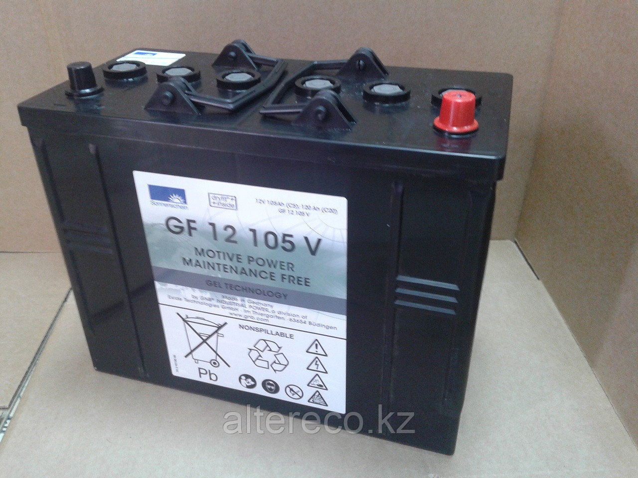 Тяговый аккумулятор Sonnenschein (Exide) GF 12 105 V - фото 2 - id-p53535715