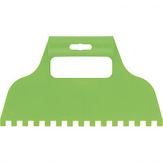 Шпатель для клея, пластмассовый, зубчатый 8х8 мм// СИБРТЕХ