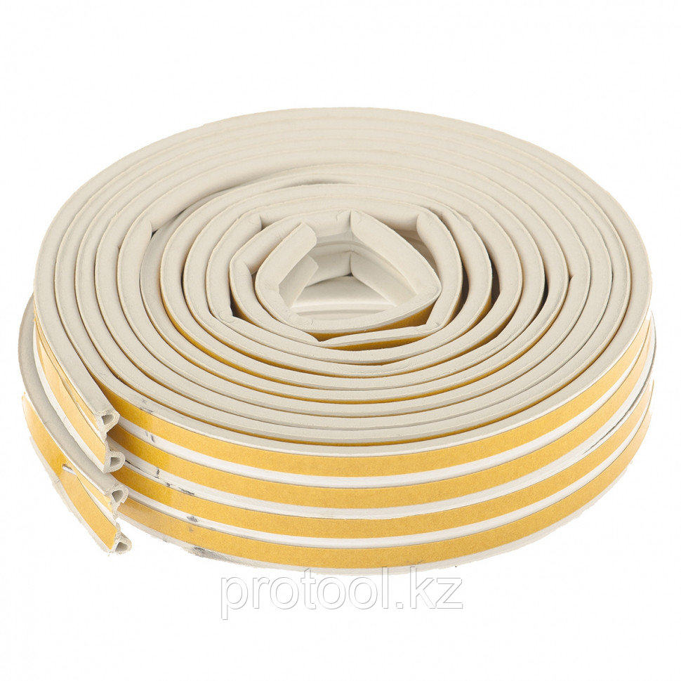 Уплотнитель, 6 м, профиль "P", белый // СИБРТЕХ Р