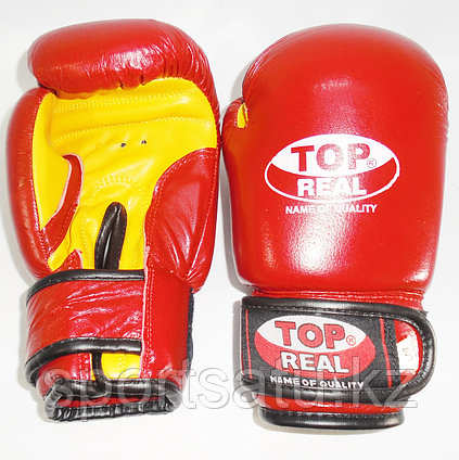 Боксерские перчатки TOPREAL (детские, кожа)