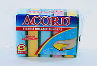 "Acord" губка прямоугольная 5шт