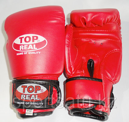 Боксерские перчатки TOPREAL (детские, кожа/зам)