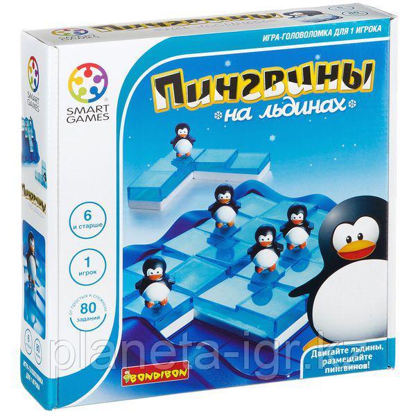 Логическая игра Bondibon Пингвины на льдинах , арт. SG 155 RU