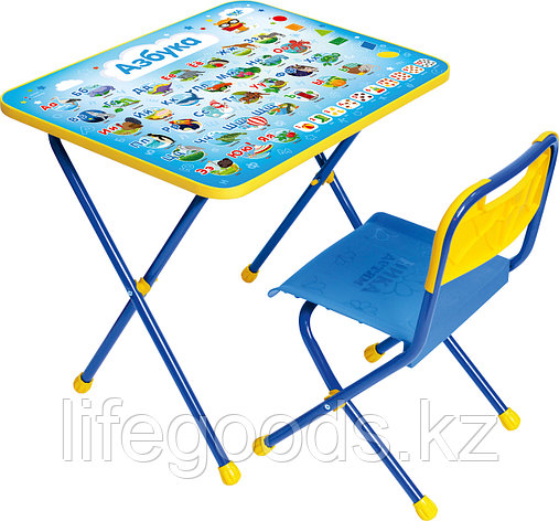 Комплект детской мебели "Азбука" Nika Kids (стол + стул), Ника КП/9, фото 2