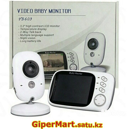 Беспроводная видеоняня Baby monitor VB603 с ночной подсветкой, фото 2