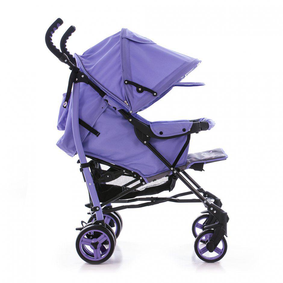 Коляска BAMBINI SHUTTLE + накидка на ножки Фиолетовый/Violet Butterfly
